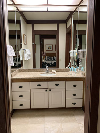 Facing our Condo from the Large Lawn