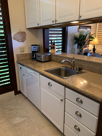 Facing our Condo from the Large Lawn