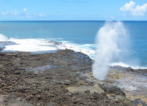 Spouting Horn near Kiahuna Plantation